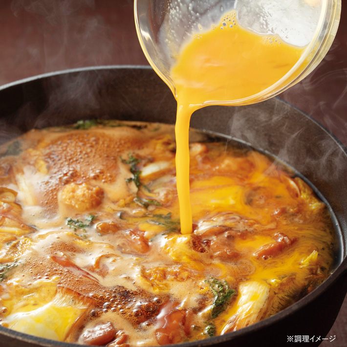 翌日は卵でとじて親子丼にするのもおすすめ