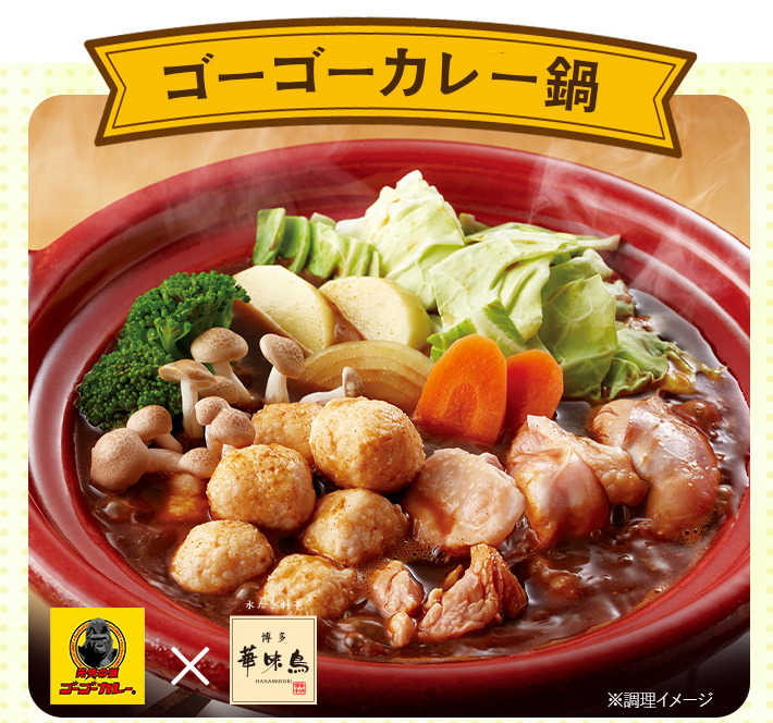 【はなの日★特別販売】ゴーゴーカレー鍋セット（ミールセット）（2～3人前）