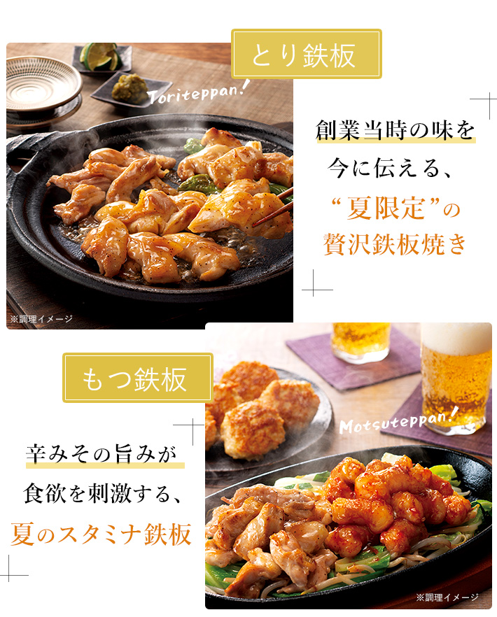 夏の鉄板 イメージ