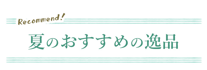 夏のおすすめ 説明