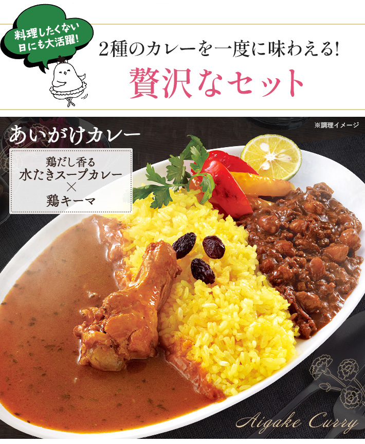 あいがけカレー《母の日》セットイメージ