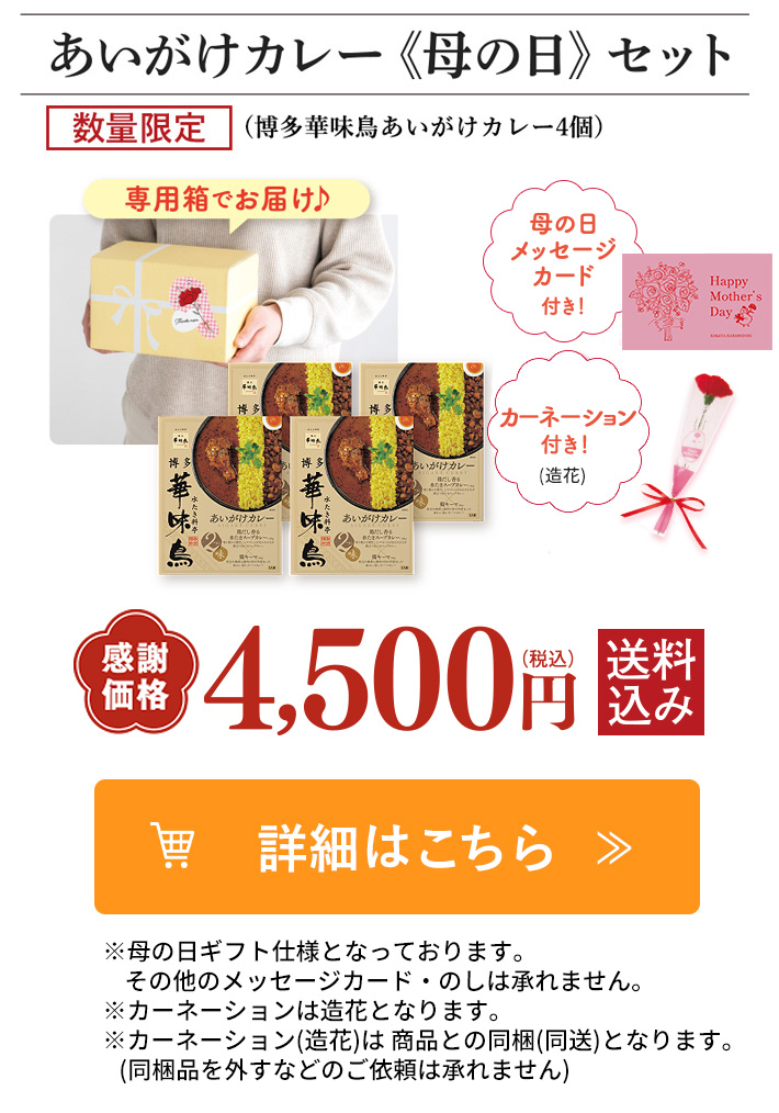 あいがけカレー《母の日》セット注文ボタン